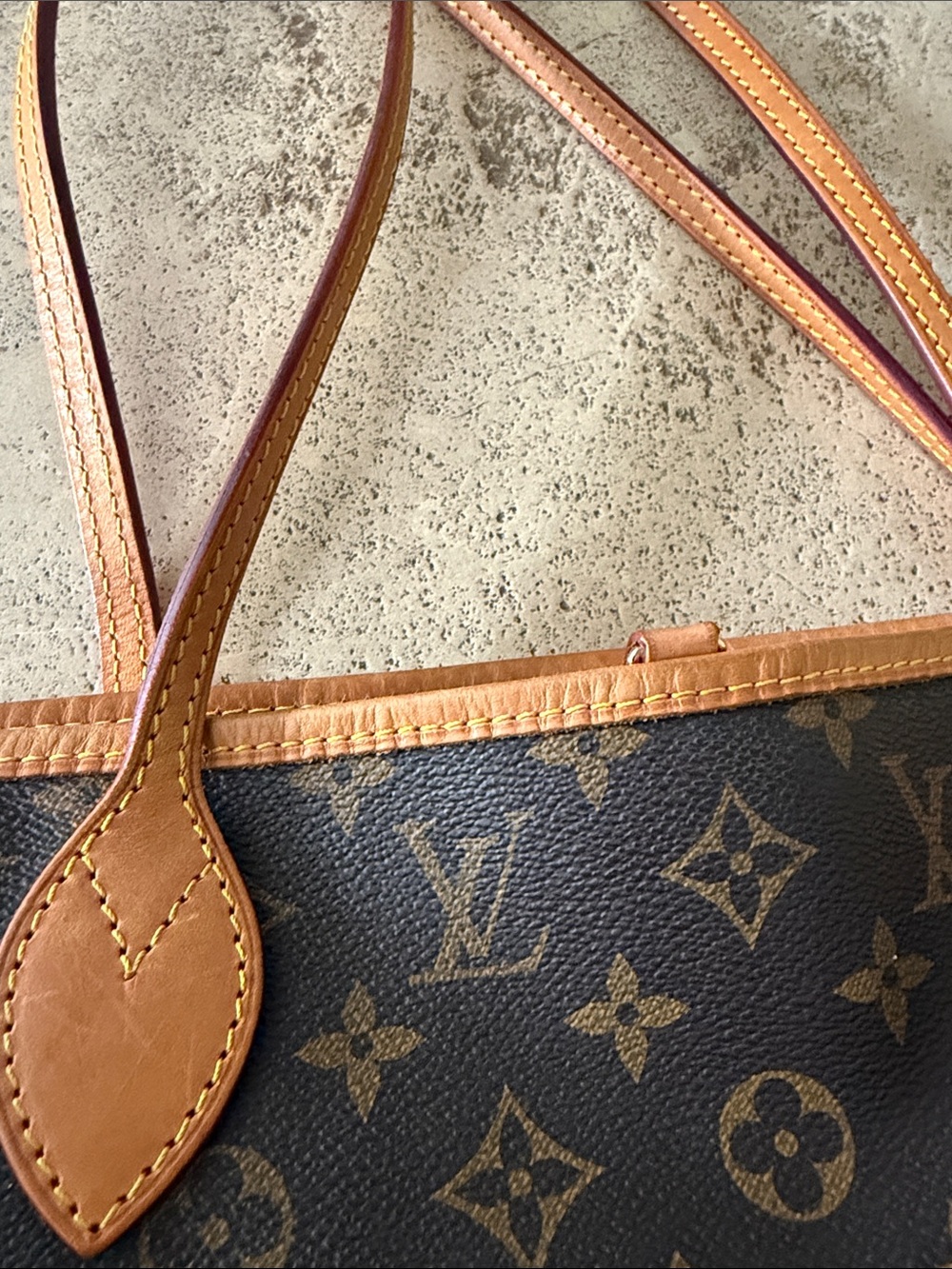 Vintage Louis Vuitton neverfull GM brown Monogram Canvas Tote large preowned - Picture 10 of 17